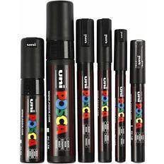 Posca sort Uni Posca Marker Black 6-pack