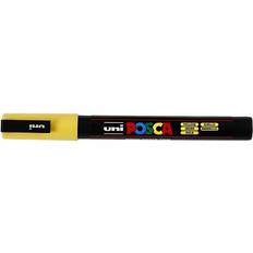 Gule Tusjer Uni Posca PC-3M Fine Bullet Yellow 1.5mm