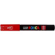 Rojo Plumas Uni Posca PC-1M Extra Fine Bullet Red