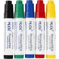 Gelb Glas- & Porzellanstifte Mucki Glass & Porcelain Markers 5-pack