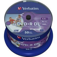 Verbatim 43703 DVD en blanco 8,5 GB DVD-R 50 pieza(s)