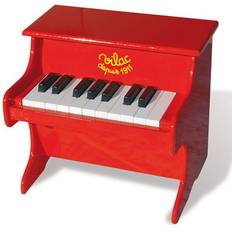 Pianos Jouet Vilac Piano en bois rouge 18 touches