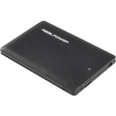 Lightning - Powerbanks Batteries & Chargers RealPower PB-2500 Slim