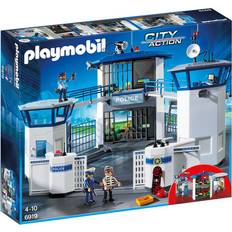 Playmobil polis Playmobil Polishuvudkontor med Fängelse 6919