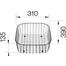 Edelstahl Abtropfgestelle Blanco Dish Drainer Abtropfgestell 31cm