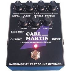 Musiktilbehør Carl Martin 3 Band Parametric Preamp