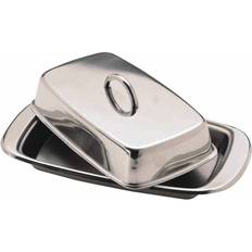 Acero inoxidable Mantequeras KitchenCraft Stainless Steel Covered Mantequera