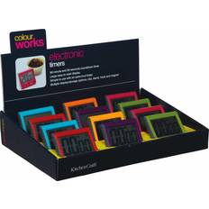 KitchenCraft Colourworks Temporizador de cocina 12pcs 8cm