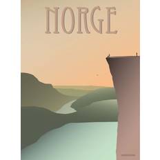 Vissevasse Posters Vissevasse Norway Pulpit Rock Poster 15x21cm