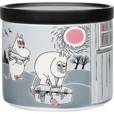 Hvid - Porcelæn Køkkenbeholdere Arabia Mumin Adventure Move Køkkenbeholder 0.7L