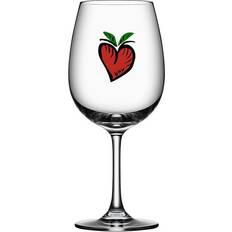 Ulrica Hydman Glasses Kosta Boda Friendship Hearts Wine Glass 50cl