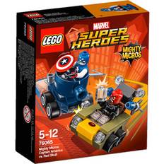 Captain america lego LEGO Super Heroes DC Comics Mighty Micros Captain America vs Red Skull 76065