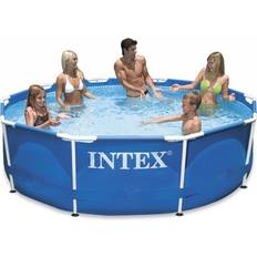 Intex pool pumpe Intex Metal Rammepool Ø3.05x0.76m