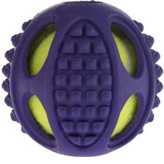 Zooplus Cane - Giocattoli per cani Animali domestici Zooplus Pallina Da Tennis In Gomma 2in1 - Set Ø 10 cm