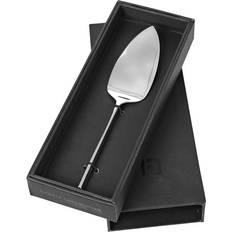 Negro Rebanadores de pasteles Broste Copenhagen Pala Para Tarta Sletten Flana Satin Forged Rebanador de pasteles 26.5cm