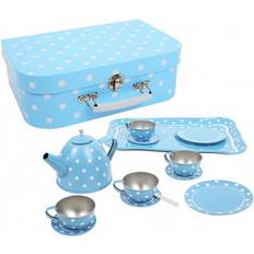 Bigjigs Polka Dot Tin Tea Set