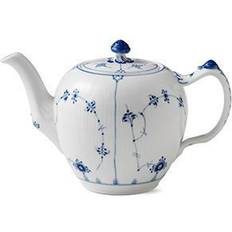 Royal Copenhagen Brocche Royal Copenhagen Blue Fluted Plain Teapot Teiera 1L