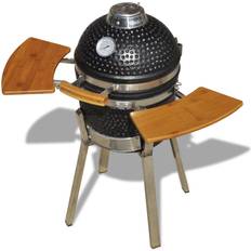 Coperchio chiuso Barbecue a Carbone vidaXL Kamado 41139