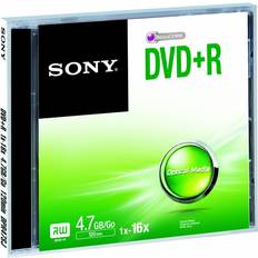Sony dvd Sony DVD+R 4.7GB 16x Jewelcase 1-Pack