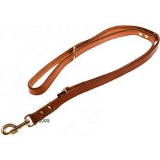 Heim Buffalo Leather Collars & Dog Leash Cognac - Collar (Neck Scale - ) String