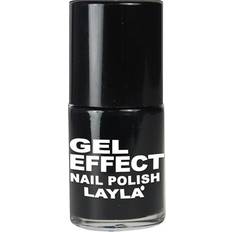 Svarta Gellack Layla Cosmetics Gel Effect #10 Onice 10ml