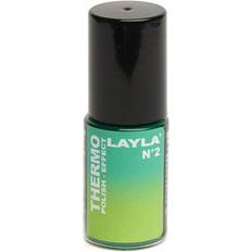 Layla Cosmetics Thermo Polish Effect #2 Dark to Light Green 5ml