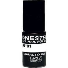 Layla Cosmetics One Step Gel Nail Polish #01 100% White 5ml