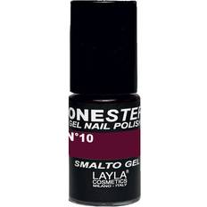 Layla Cosmetics One Step Gel Nail Polish #10 Red in Brown 5ml