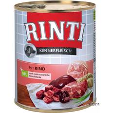 Hund - Hundefutter - Nassfutter Haustiere Rinti Meat For Connoisseurs - Beef