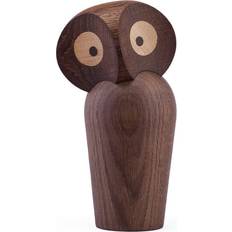 Architectmade Chouette Owl Large, chêne naturel Figurine 17cm