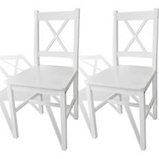 Wood Kitchen Chairs vidaXL 241510 2-pack Kitchen Chair