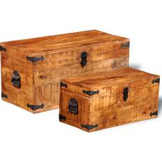 vidaXL 241634 2-pack Cómoda 35x35cm