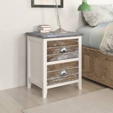 Plywoods Tables vidaXL 2402042 Bedside Table 2pcs