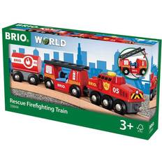 Trenes BRIO World Rescue Firefighting Train 33844