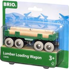 BRIO Tog BRIO Togvogn med tømmer 33696