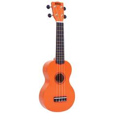 Mahalo Rainbow MR1-OR Ukulele Soprano orange brillant housse