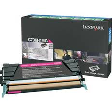 Lexmark C736H1MG High Yield Return Program Toner Cartridge - Magenta