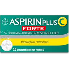 Aspirin Aspirin Plus C Forte 10 stk Brusetablet