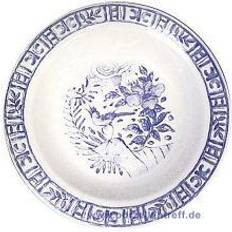 Gien Oiseau Bleu Mono Serving Dish 31cm