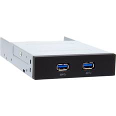 Interne Hubs USB Chieftec MUB-3002 Panneau De Ports De La Baie De Stockage USB 3.0 x 2