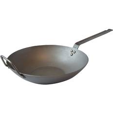 Steel Wok Pans Mauviel M'Steel 11.8 "