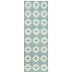 Brita Sweden Flower Turquoise 70x300cm