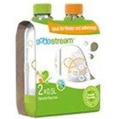 Kunststof PET-flessen SodaStream PET-Fles 0.5 Liter Druppelvorm Duopack