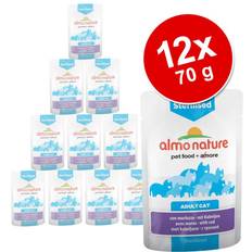 Natvoer Huisdieren Almo Nature Holistic Kattenvoer 6 x 70 g