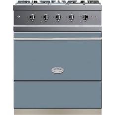 70cm - Freestanding Cookers Lacanche Moderne Cormatin LMG741E White, Grey