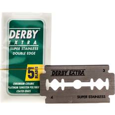 Derby Barbertilbehør Derby Super Stainless Double Edged Razor Blades 5-pack