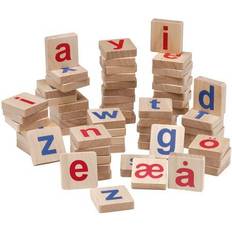 Krea Wooden Magnets Small Letters Scandinavian Alphabet