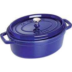 Lavage à la main Faitouts Staub Oval avec couvercle 6.7 L 33 cm