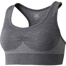 Casall Smooth Sports Bra - Dk Grey Melange