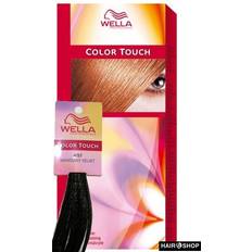 Hårfärg mahogny hårprodukter Wella Color Touch Vibrant Red #4/57 Medium Brown/Red Violet Brown